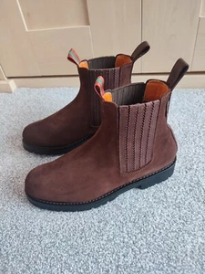 BNIB Penelope Chilvers Oscar Inclement Brown Ankle Boots Size 6 39 Maybe 5 38 - Picture 1 of 8