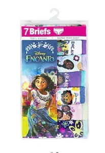 Disney's Encanto Girls 4-8 7-Pack Brief Underwear, Girl's, Multicolor - Picture 1 of 2