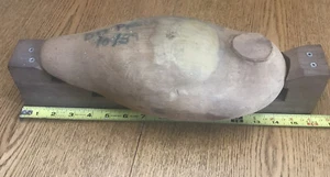 Vtg Wood Carving Duck Body Prototype And Jig - Picture 1 of 7