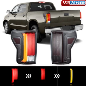 For 2007-2013 Toyota Tundra VLAND Full LED Tail Lights w/Sequential Turn Signals - Foto 1 di 16