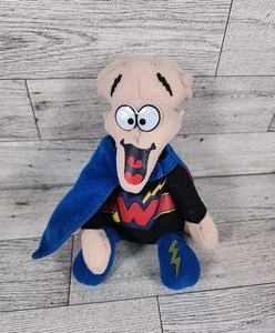 "Bolsa de frijoles vintage Warheads Candy Plush Wally Dudes Superhéroe Wally 7""" - Imagen 1 de 7