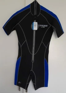 Cressi Lido Man Shorty Wetsuit Black/Yellow, 2mm, Size M/3 - Picture 1 of 6