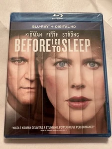 2015 BEFORE I GO TO SLEEP BLU-RAY FACTORY SEALED NEW NICOLE KIDMAN - Picture 1 of 7