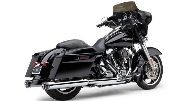 Cobra GEN2 4" Neighbor Hater Slip-On Mufflers Chrome #6276 Harley Davidson - Image 1 of 1