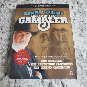 Kenny Rogers: Legend of the Gambler 3 DVD set NEW SEALED!! - Foto 1 di 2