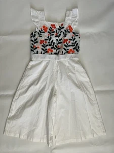 Janie & Jack Embroidered Floral Jacket Girls Size 4 Summer Vacations Boho - Picture 1 of 8