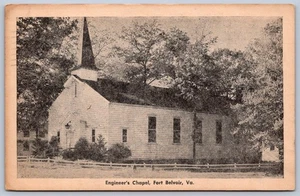 K36/ Fort Belvoir Virginia Postcard c1910 Engineers Chapel 371 - Picture 1 of 4