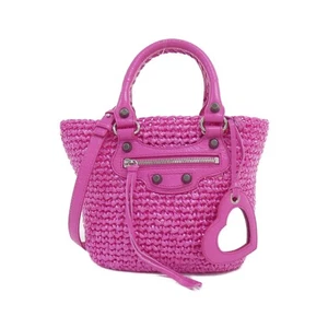 Authentic BALENCIAGA CAGOLE Panier Small 786187 2AA19 Bag #260-006-484-6699 - Picture 1 of 9