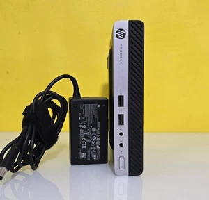 Hp Prodesk 400 G4 Tiny Pc intel Core i5 8500 8th Gen 8GB 256GB NVMe SSD Win11 - Picture 1 of 13