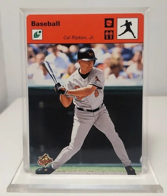 2004 LEAF Donruss Playoff Sportscaster Red Border Throwing Cal Ripken Jr. 45/45 - Image 1 of 2