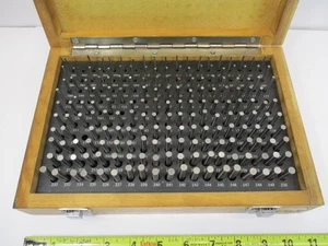Precision GAGE PIN SET Minus Sizes .061" - .250" Bright and Shiny (5) Missing EC - Picture 1 of 24