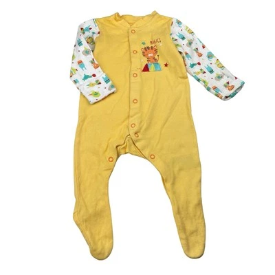 Girls,Boys size 000, Mothercare, embroidered cotton coverall / romper, GUC - image 1 of 4