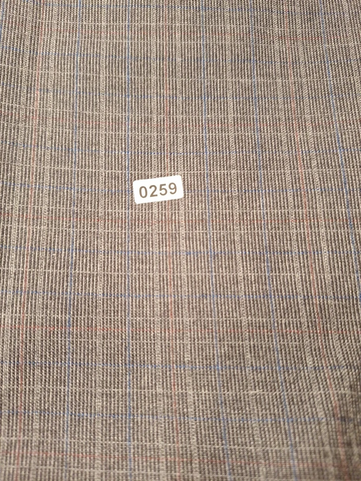 1+7/8 yardas X 64" W gris a cuadros lino como tela ropa costura Foto 1 de 1