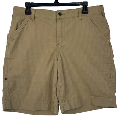 Shorts Carhartt Feminino 14 W-Force Ajuste Original Rip Stop Roll Up Carpinteiro Bronzeado - Imagem 1 de 4