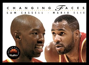 SkyBox Sam Cassell / Mario Elie #301 Houston Rockets  1993