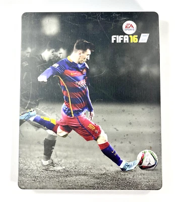 FIFA 16 Xbox One Especial Acero Cubierta Libro Disco, Insertos y Estuche Probado Foto 1 de 4