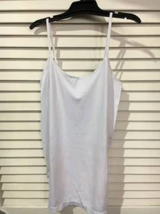 New Mix Woman's Spaghetti Strap Seamless Tank Top White One Size New with Tags - Picture 1 of 1