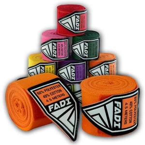 Fadi Sports elastische 180 Zoll MMA Handbandagen - mexikanischer Stil Boxen, Kickboxen - Bild 1 von 9