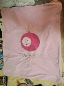 Amy Coe Pink Baby Blanket Twinkle Christmas Velour Rare 2008 - Picture 1 of 7