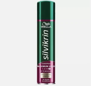 6 x Wella Silvikrin Hairspray Maximum Hold 250ml - Picture 1 of 5