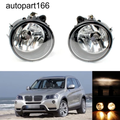 Par de bombillas halógenas antiniebla para BMW X3 F25 2011 2012 2013 2014 2015 2016 2017 Foto 1 de 4