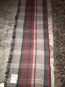 Vintage Murray Brothers schottische Wolle Plaid Wolldecke Überwurf 66" x 56" - Bild 1 von 7