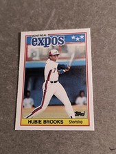 HUBIE BROOKS 1988 TOPPS AMERICAN UK MINIATURE #8 FREE SHIPPING
