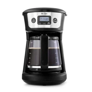 Mr. Coffee 12 Cup Programmable Coffee Maker with Strong Brew, Stainless - Picture 1 of 9