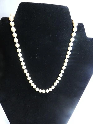 Marvella Cream Tone Faux Pearl Bead Choker Necklace - Image 1 of 4