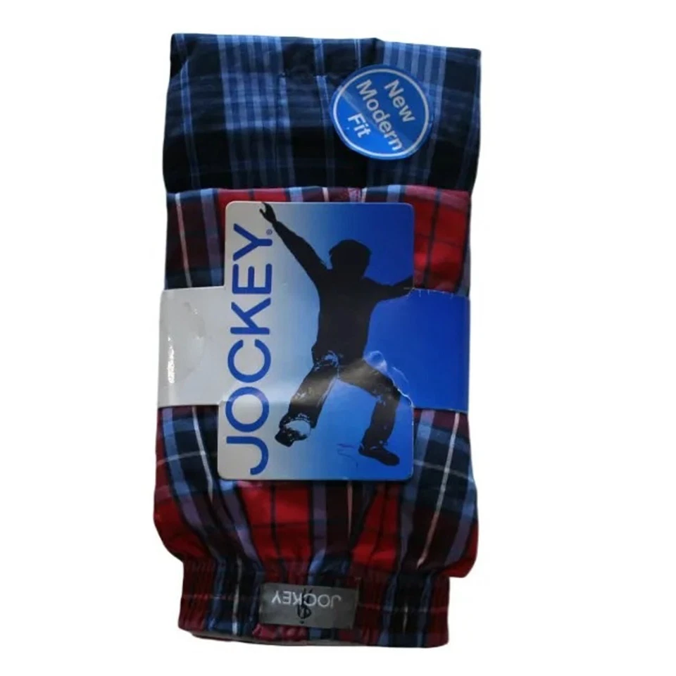 Jockey Big Boy's Classic Woven Boxers 2 Pack Size Medium (10-12) NWT - Image 1 of 4