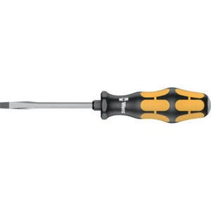 Wera Kraftform Plus Chisel Drive Flared Slotted Screwdriver 4.5mm 90mm - Picture 1 of 9