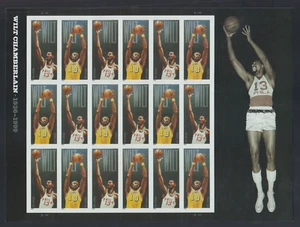 10 VF NH US Sheets 4950-4951 Wilt Chamberlain - Picture 1 of 3