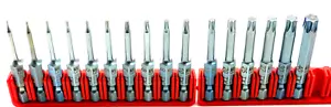 PB SWISS TOOLS E6-400 TORX Precison Bits Bit-Satz 16-tlg. NEU - Bild 1 von 4