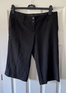 NEW Atmosphere Black Smart Shorts Size 10 work / school - Picture 1 of 3
