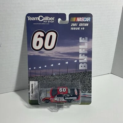 2001 Team Caliber Greg Biffle 1:64 Pit Stop Diecast #60 Grainger.com Issue #9 - Image 1 of 2