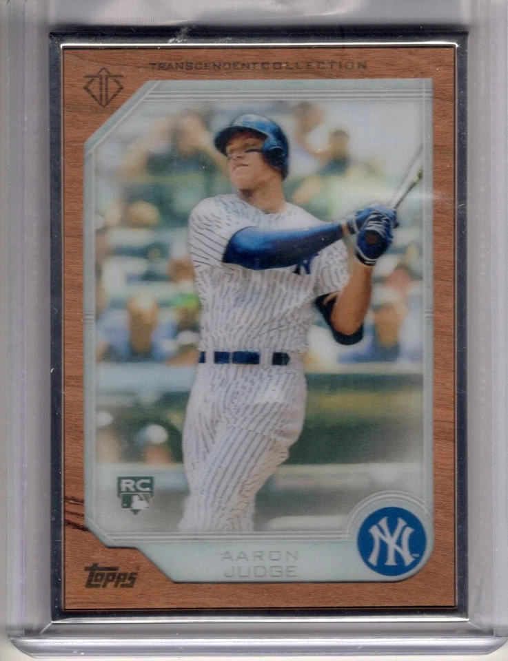 2017 Topps Transcendent Collection Icons AARON JUDGE Silver Framed 31/87 Rookie - Image 1 of 1