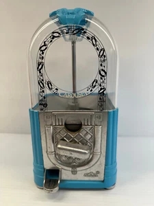 Retro - Carousel Classic 'Jukebox' Diecast Metal Teal Blue Gumball Machine - Picture 1 of 20