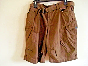 Pantalones cortos para hombre Roebuck & Co marrón algodón talla 36 nuevos - Imagen 1 de 2