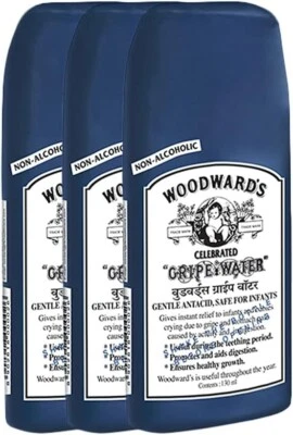 BRANDNAME Woodward'S Gripe Water 130Ml (Pack of 3) Free Shipping