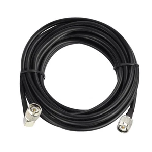 TNC Male to TNC Male right angle Pigtail RG58 5m Extension Cable for Trimble GPS - Picture 1 of 5