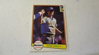 1982 DONRUSS #352 SHANE RAWLEY  BASEBALL CARD - Image 1 of 2
