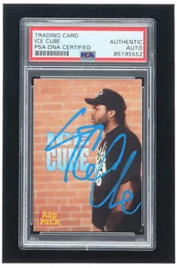 Ice Cube Signed 1991 Premier Rap Pack #47 RC (PSA) - Rookie Card - Picture 1 of 2