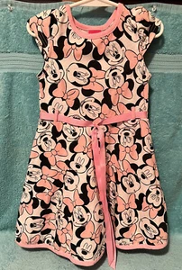 Girls Disney Minnie Mouse Dress Size 4 Three Layer With A Ribbon Bow Toddlers - Picture 1 of 6