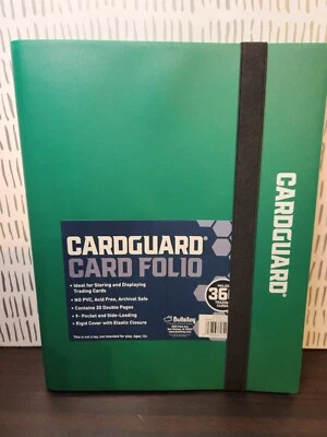 CardGuard Trading Card Pro-Folio 9-Pocket Side-Loading Pages Holds 360 Cards ... - Image 1 of 3