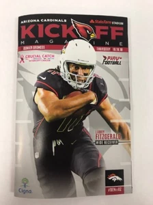 Arizona Cardinals vs Denver Broncos Official Program 10/18/19 Larry Fitzgerald - Picture 1 of 1