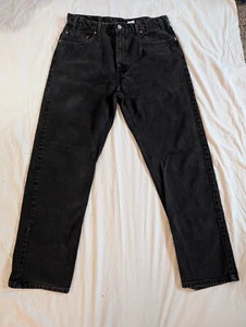 Levi's 505 Y2K Black Straight Jeans 38x32 (34x30) Vintage 2002 - Bild 1 von 11