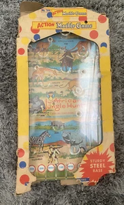 VINTAGE  USA TOY 1950-60S WOLVERINE TOY CO AFRICAN JUNGLE HUNT PIN BALL GAME - Picture 1 of 3