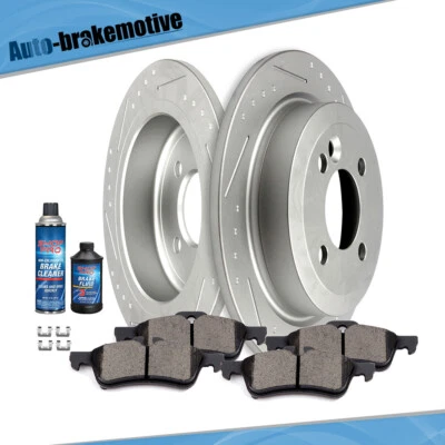 TRASEIRA. ROTORES DE FREIO E PASTILHAS DE CERÂMICA PARA 2002 2003 2004 2005 2006 MINI COOPER 1,6L - Imagem 1 de 4