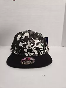 Gorra California Republic Pit Bull Snapback Gorra Cali Camuflada Negra Bill Nueva Con Etiquetas - Imagen 1 de 7