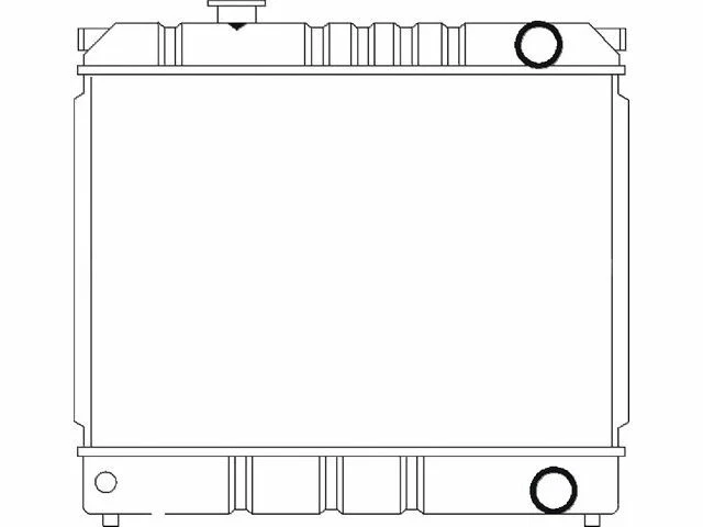 Автомобильный радиатор OSC подходит для Geo Tracker 1989-1995 1,6 л 4 цилиндра 65XWYQ - Изображение 1 из 1